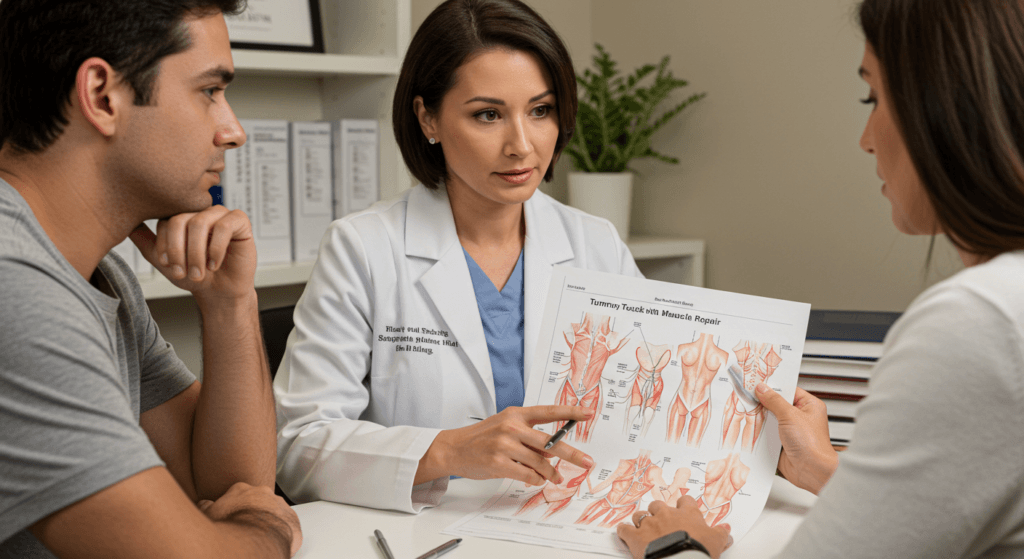 Addominoplastica e riparazione muscolare: correzione della diastasi dei retti 4