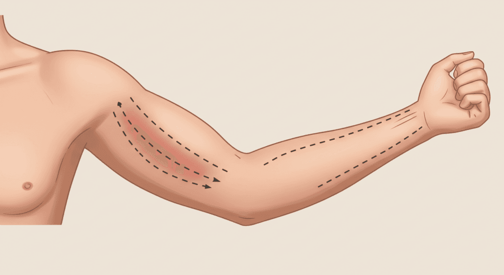 Липосакция рук: уменьшение жира в верхней части рук 1