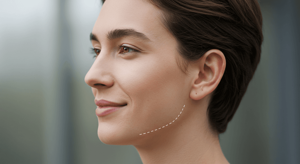 Липосакция подбородка и шеи: коррекция линии подбородка 1